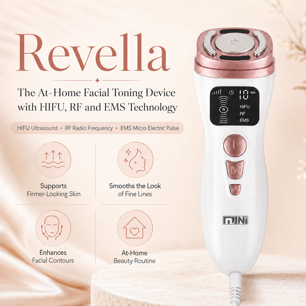 Revella – The At-Home Facial Toning Device with HIFU, RF and EMS Technology