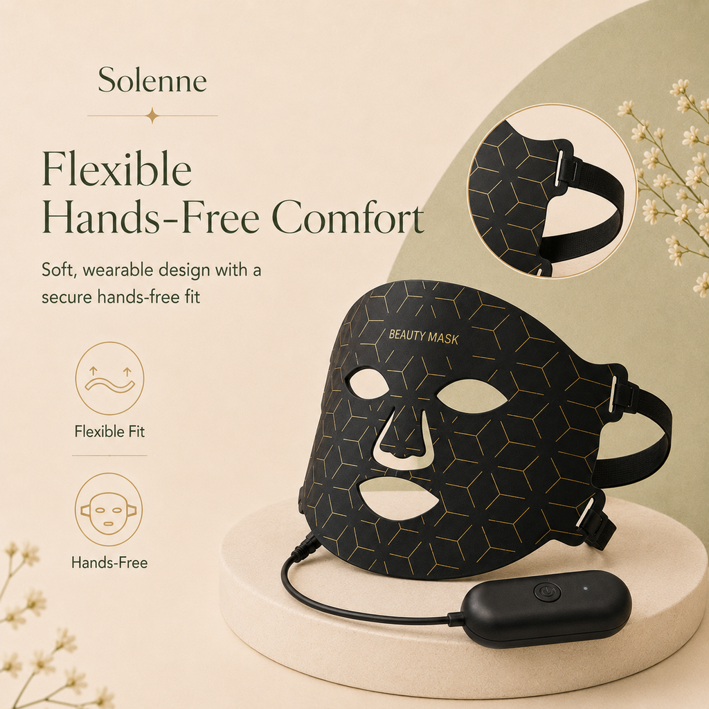 Solenne – The 7-Colour LED Face Mask for Brighter, Smoother-Looking Skin