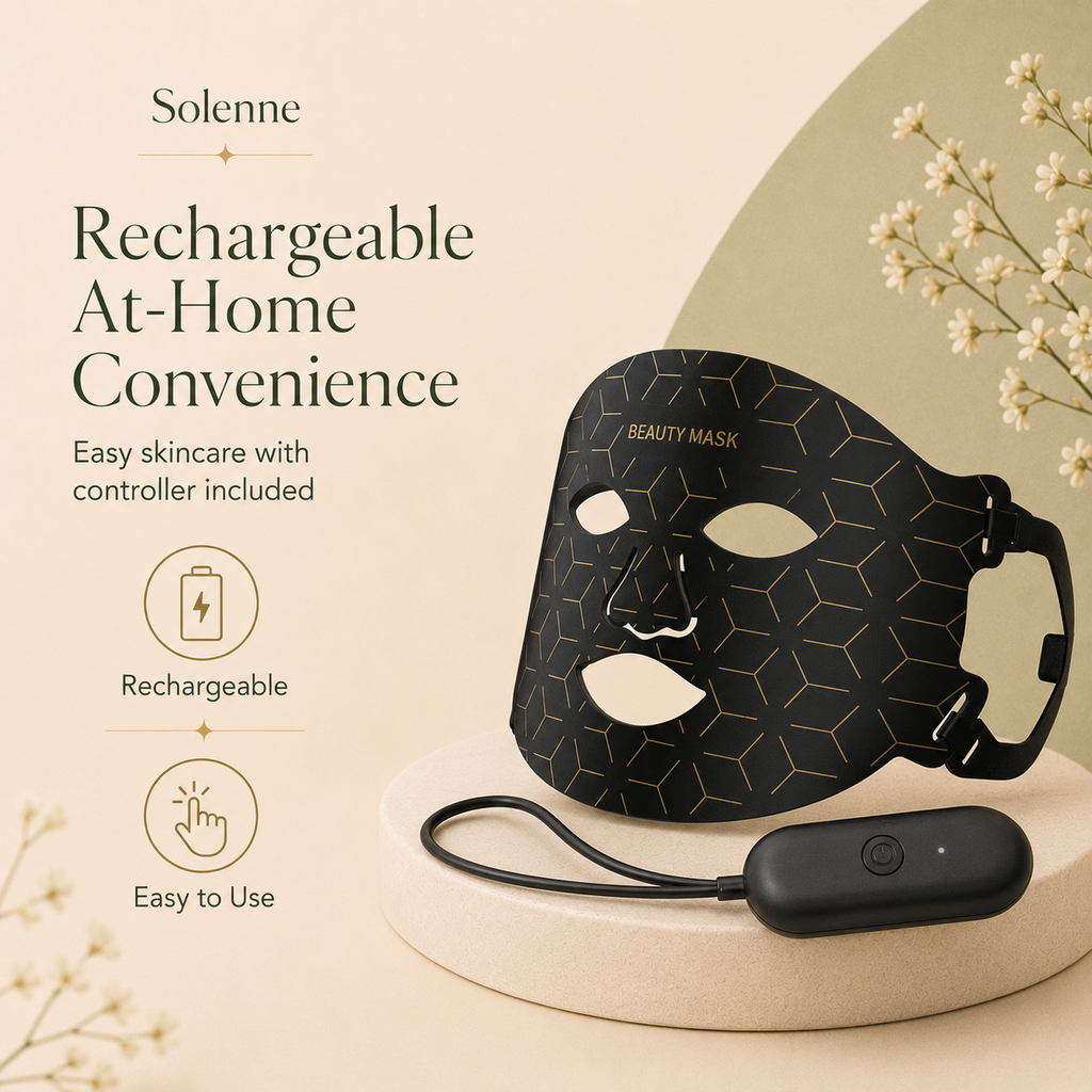 Solenne – The 7-Colour LED Face Mask for Brighter, Smoother-Looking Skin