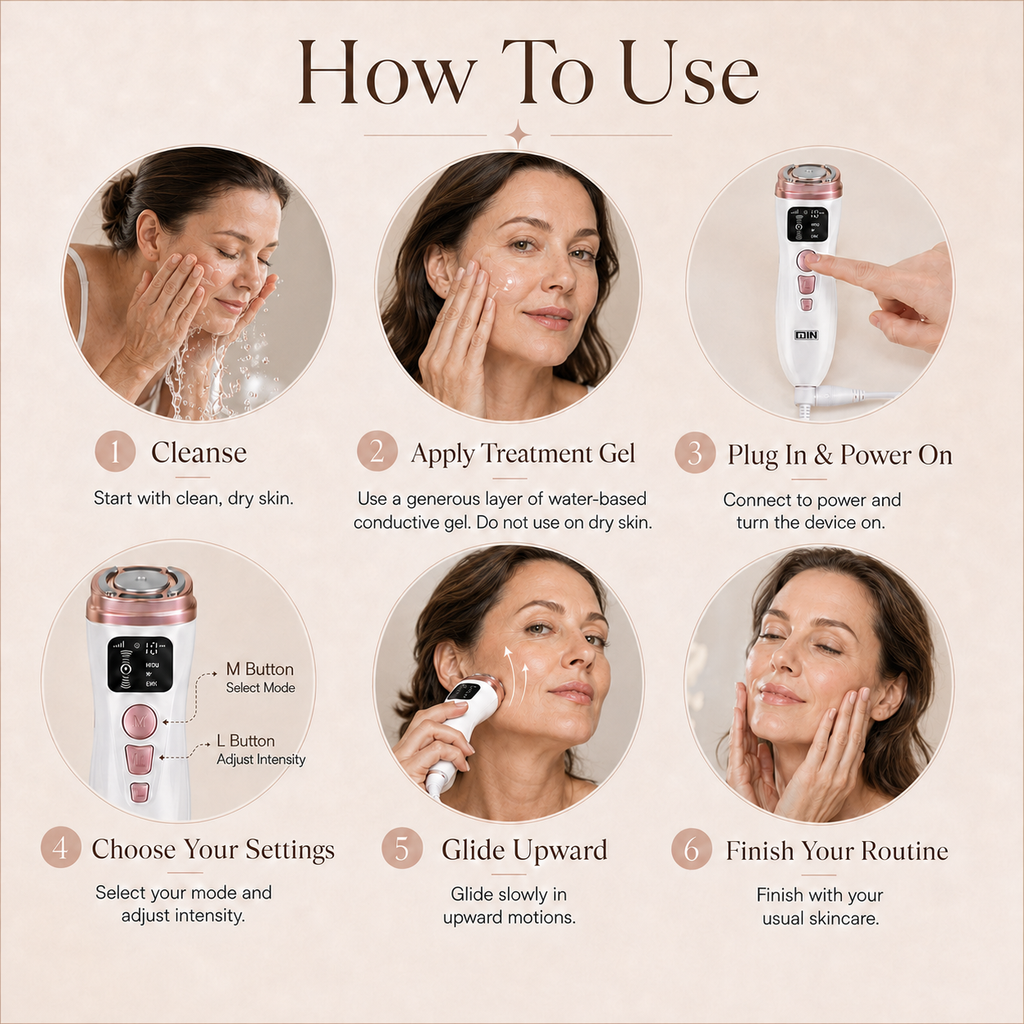 Revella – The At-Home Facial Toning Device with HIFU, RF and EMS Technology