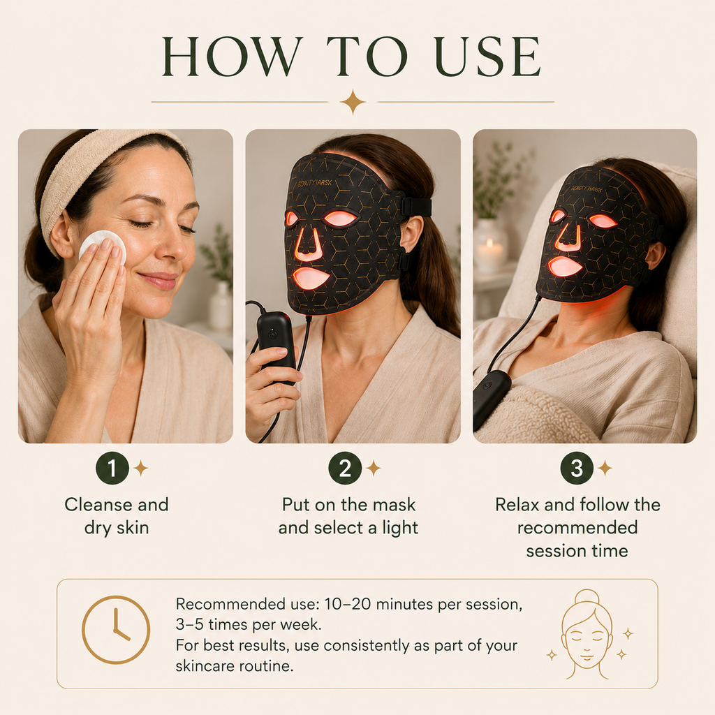 Solenne – The 7-Colour LED Face Mask for Brighter, Smoother-Looking Skin