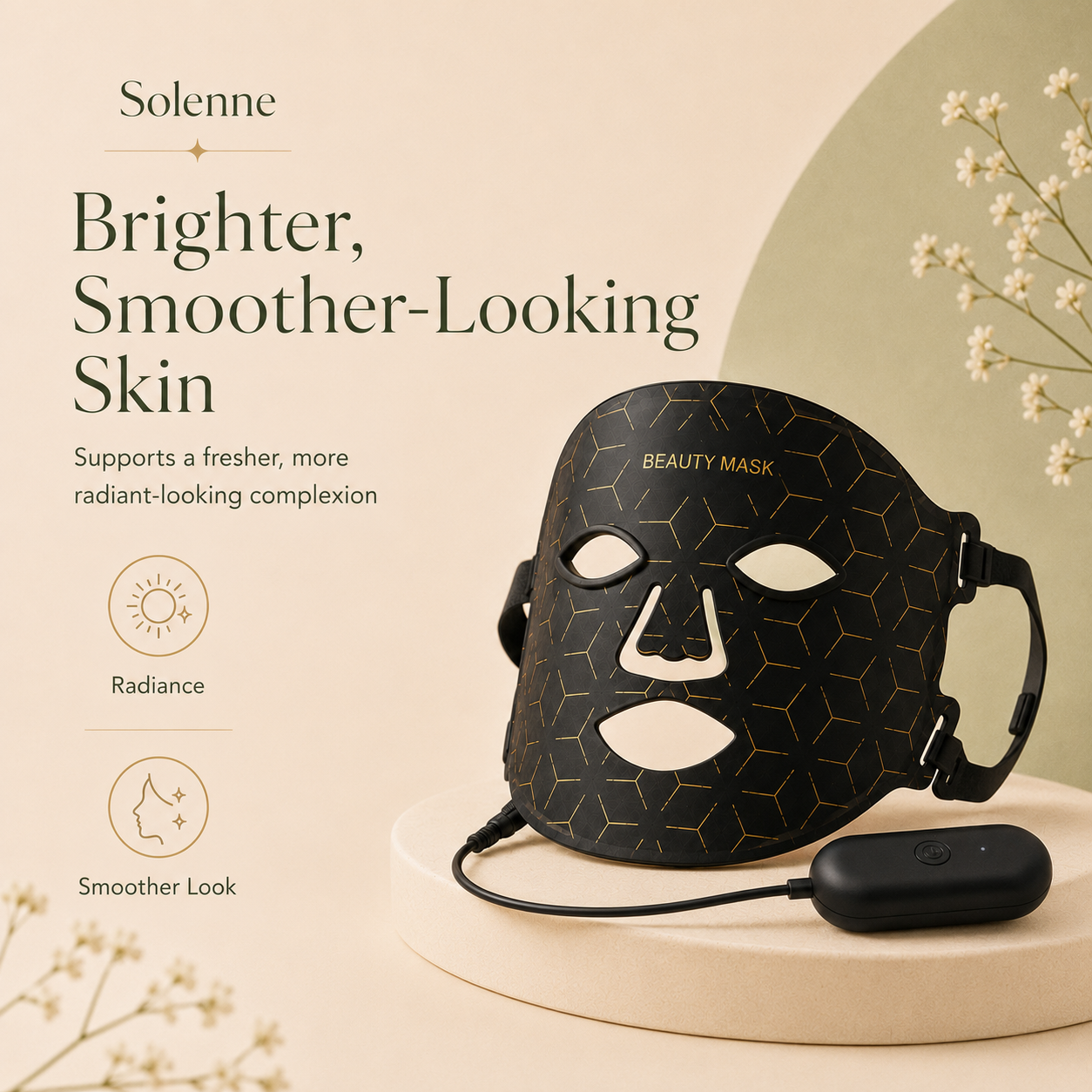 Solenne – The 7-Colour LED Face Mask for Brighter, Smoother-Looking Skin