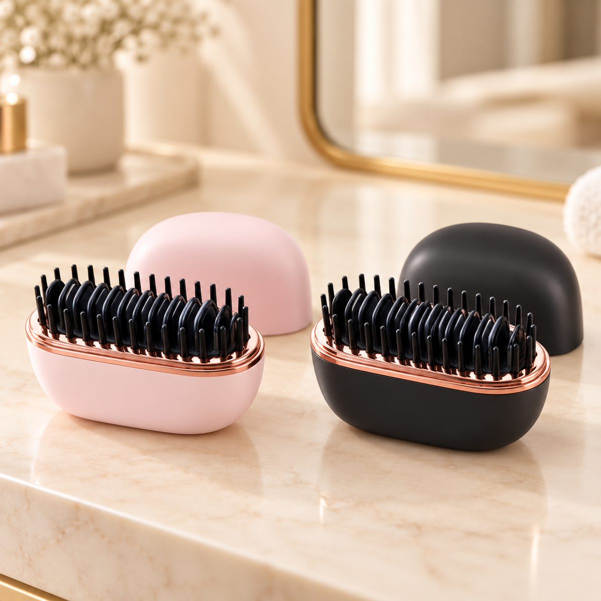 Lissa - Cordless Straightening Brush for Smoother, Softer-Looking Hair