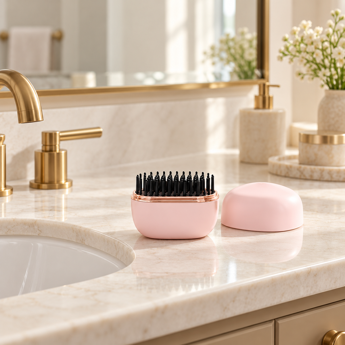 Lissa - Cordless Straightening Brush for Smoother, Softer-Looking Hair