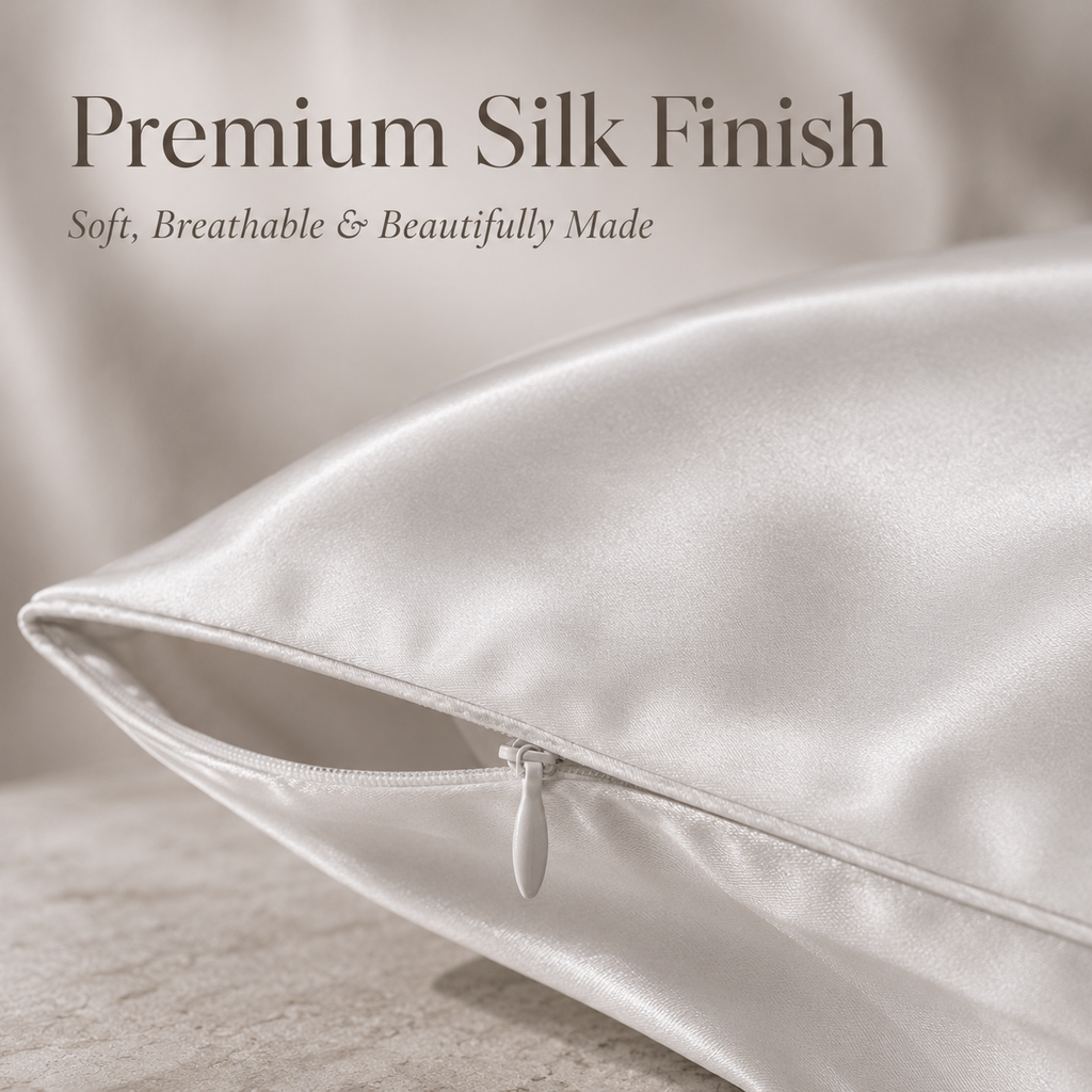 Silvara - The White Silk Pillowcase For Smoother Hair & Skin | 2 Pack