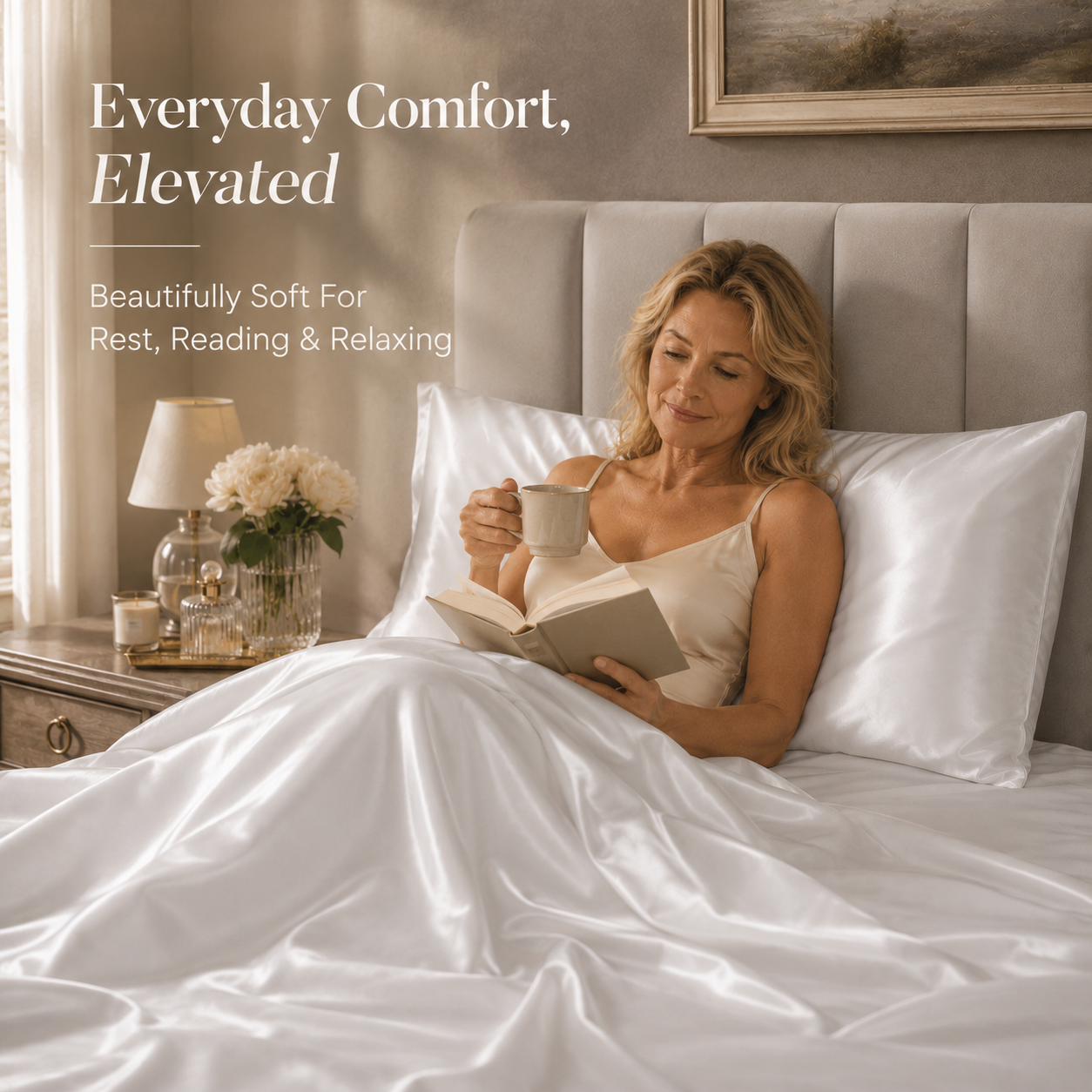 Silvara - The White Silk Pillowcase For Smoother Hair & Skin | 2 Pack