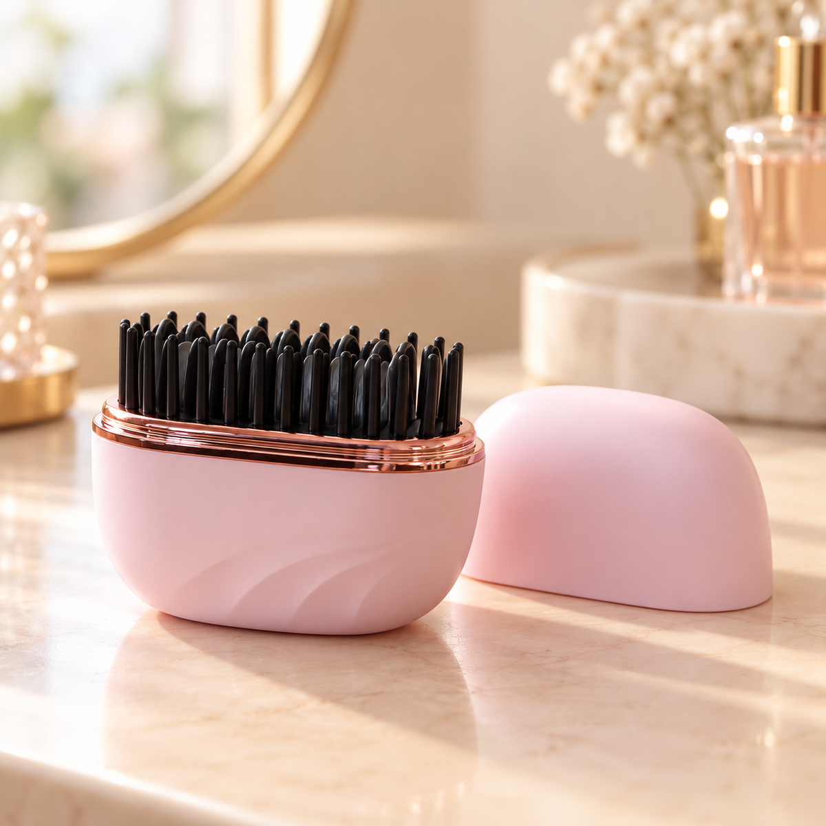 Lissa - Cordless Straightening Brush for Smoother, Softer-Looking Hair