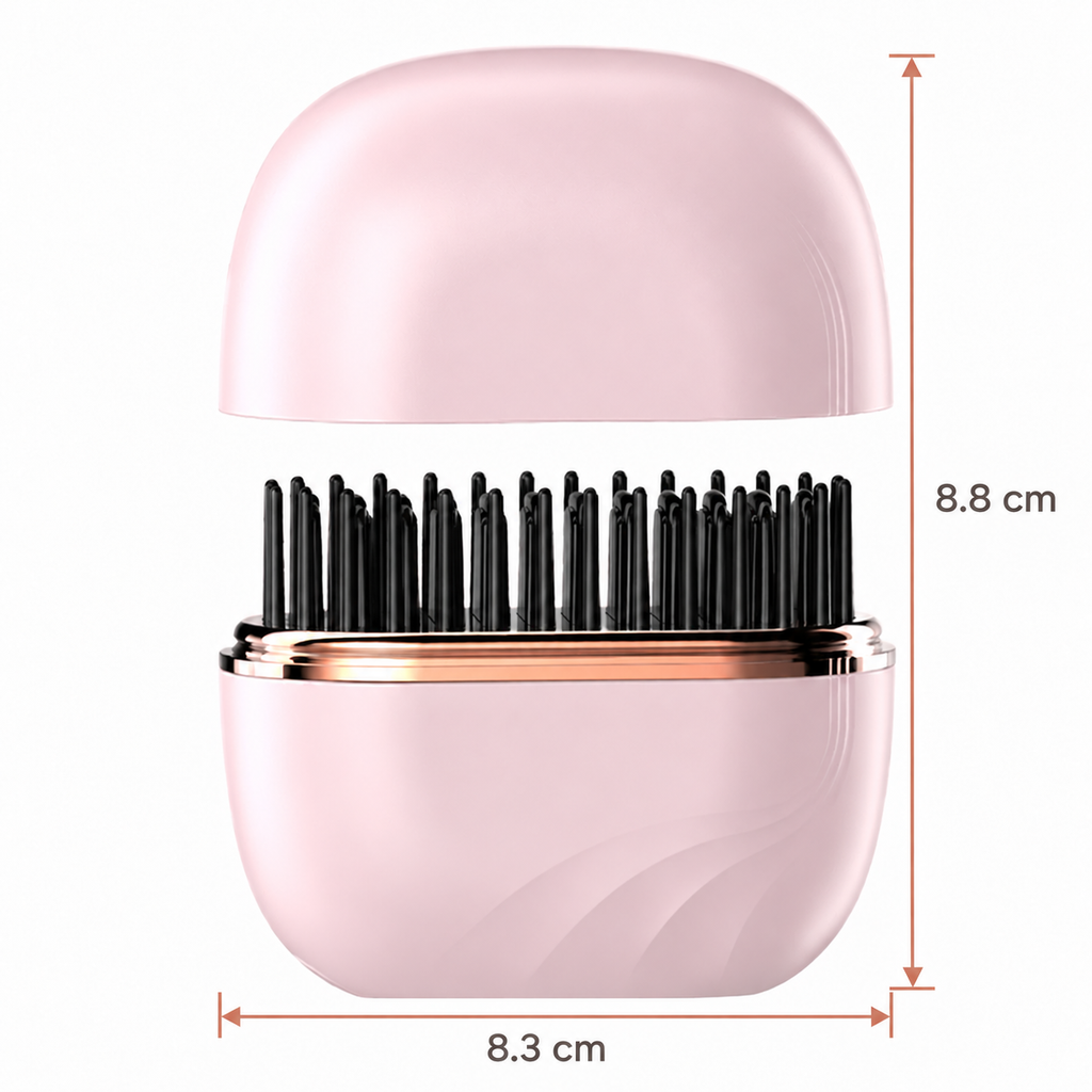 Lissa - Cordless Straightening Brush for Smoother, Softer-Looking Hair